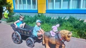 Детская железная дорога в Новомосковске Тульской области